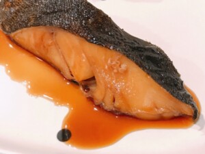 きょうの料理のレシピ・なすとさけの照り焼き