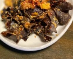 ZIPのレシピ・キクラゲのバター焼き