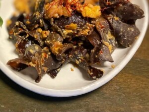 ZIPのレシピ・キクラゲのバター焼き