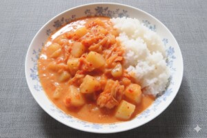 あさイチのレシピ・豚バラのキムチクリームソース