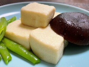 キューピー3分クッキングのレシピ・高野豆腐といんげんのしっとり煮