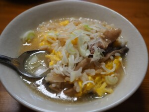 あさイチのレシピ・きのこたっぷり卵雑炊