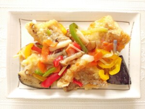 青空レストランのレシピ・オニカサゴのから揚げあんかけ