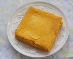 DAIGOも台所のレシピ・レンジだけでかぼちゃケーキ