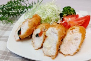 あさイチのレシピ・鶏ささ身のはさみ焼き