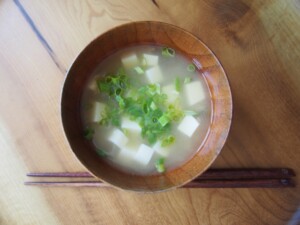 あさイチのレシピ・赤ちゃん切りお豆腐のみそ汁