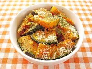 きょうの料理ビギナーズのレシピ・かぼちゃのにんにくソテー