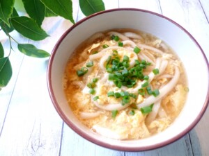 きょうの料理のレシピ・厚揚げ鶏卵うどん