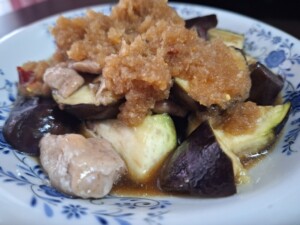 どさんこワイド179のレシピ・ナスとキノコのみぞれ煮