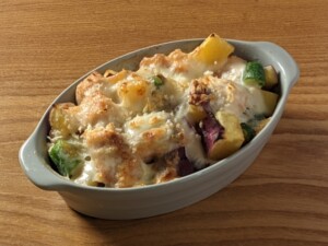 昼めし旅のレシピ・サツマイモとエノキ茸の味噌グラタン