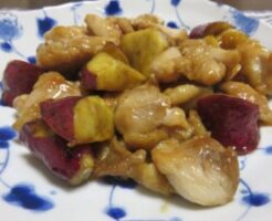 きょうの料理ビギナーズのレシピ・さつまいもと鶏肉の甘酢炒め
