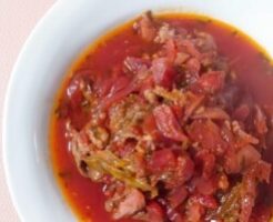 ノンストップのレシピ・牛こまの洋風みそ汁