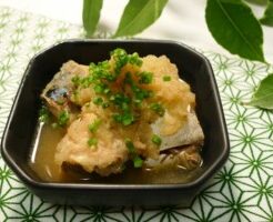 キューピー3分クッキングのレシピ・さばのみぞれ煮 黒酢風味