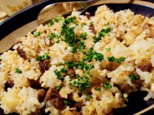 きょうの料理のレシピ・レンズ豆のピラフ