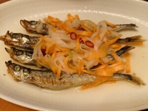 昼めし旅のレシピ・ししゃもの南蛮漬け