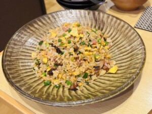 ミキティダイニングのレシピ・ウナギとブロッコリーのイタリアンチャーハン