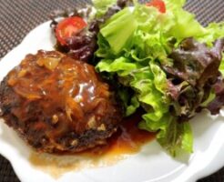 きょうの料理のレシピ・豆腐のポークハンバーグ