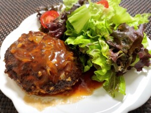 きょうの料理のレシピ・豆腐のポークハンバーグ