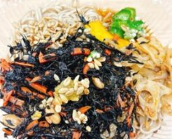 どさんこワイド179のレシピ・ひじき混ぜ蕎麦