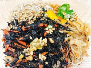 どさんこワイド179のレシピ・ひじき混ぜ蕎麦