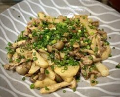 キューピー3分クッキングのレシピ・長芋となめこのとろとろ炒め
