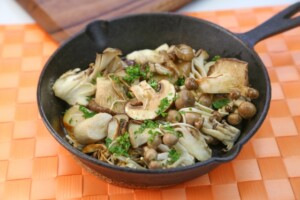 きょうの料理のレシピ・きのこのカリカリチーズ焼き