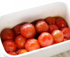 ぺこモグキッチンのレシピ・ミニトマトの出汁マリネ