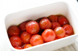 ぺこモグキッチンのレシピ・ミニトマトの出汁マリネ