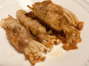 きょうの料理ビギナーズのレシピ・えのきだけの豚肉巻き
