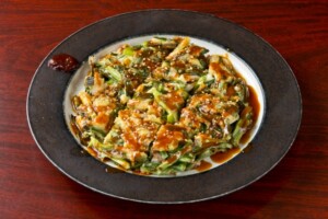 きょうの料理のレシピ・たっぷりもやしの豚チヂミ