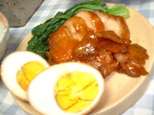 キューピー3分クッキングのレシピ・鶏の梅照り焼き弁当