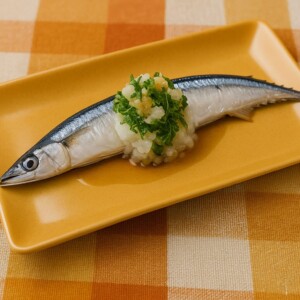 ひるおびのレシピ・茹でサンマ 大根おろしレモンソースがけ