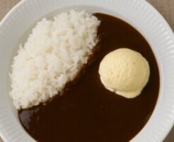 あさイチのレシピ・カレー＋バニラアイス