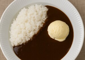あさイチのレシピ・カレー+バニラアイス