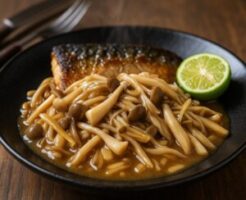 あさイチのレシピ・サバのマイタケあんかけ