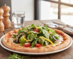 ヒルナンデスのレシピ・サラダピザ