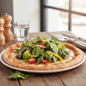 ヒルナンデスのレシピ・サラダピザ