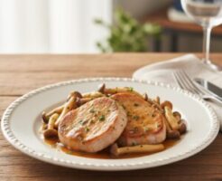 ヒルナンデスのレシピ・豚肉ときのこのソテー