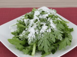 ノンストップのレシピ・春菊の洋風あえ