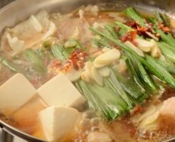 ノンストップのレシピ・豚バラキャベツのもつ鍋風