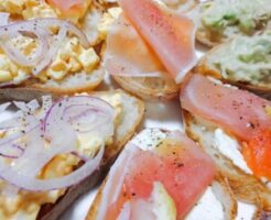 ZIPのレシピ・ヒラメのレモンミルフィーユブルスケッタ