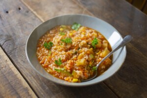 食卓のひみつのレシピ・カレーリゾット