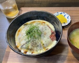 ZIPのレシピ・ビーフチーズとろ玉ライス