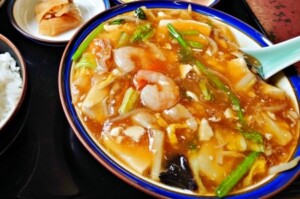 ミキティダイニングのレシピ・海鮮麻婆舞茸