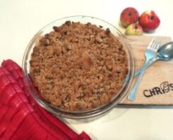 きょうの料理のレシピ・りんごのクランブル