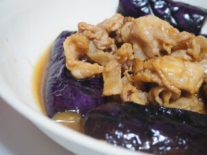 きょうの料理のレシピ・なすと豚肉のオイスターソース煮