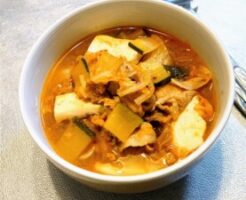 ウワサのお客さまのレシピ・豚キムスープ