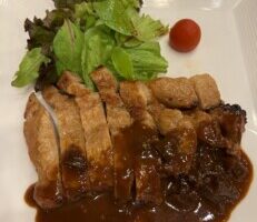 キューピー3分クッキングのレシピ・豚ロースソテー 玉ねぎみそソース