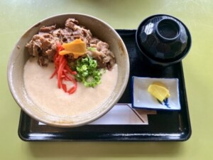 キューピー3分クッキングのレシピ・牛しぐれ麦とろろごはん