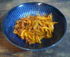 ミキティダイニングのレシピ・ブロッコリーのきんぴら